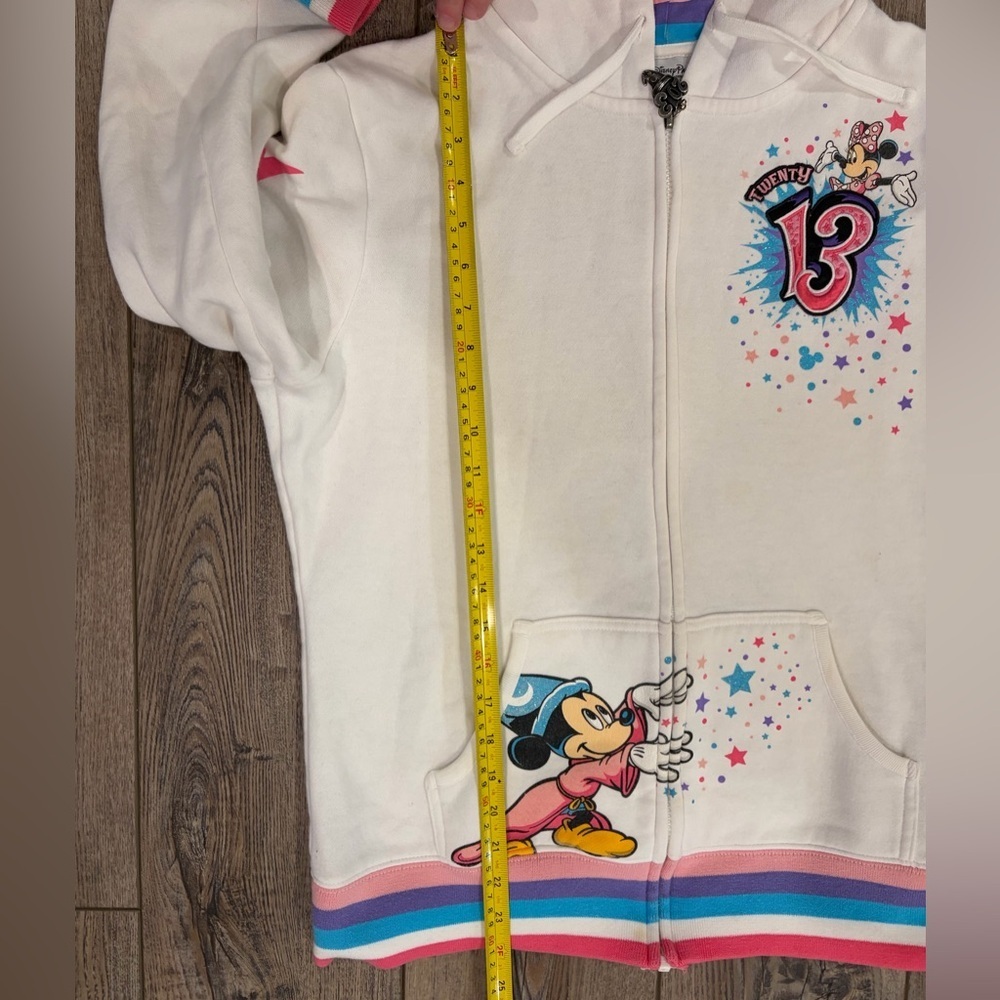 Disney Parks Youth Large 2013 Disneyland Resort Anniversary Zip Hoodie - Picture 12 of 14